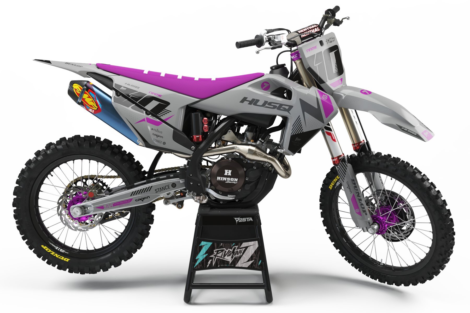 Dekor Factory Future Grey Limited Edition passend für Husqvarna – Bild 1