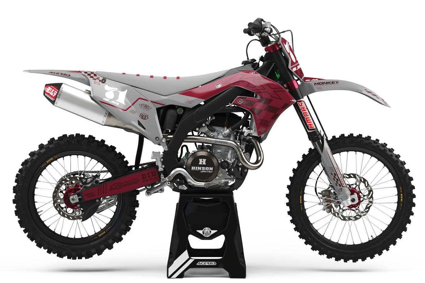Dekor Factory Oace Grey Limited Edition passend für Kawasaki – Bild 1