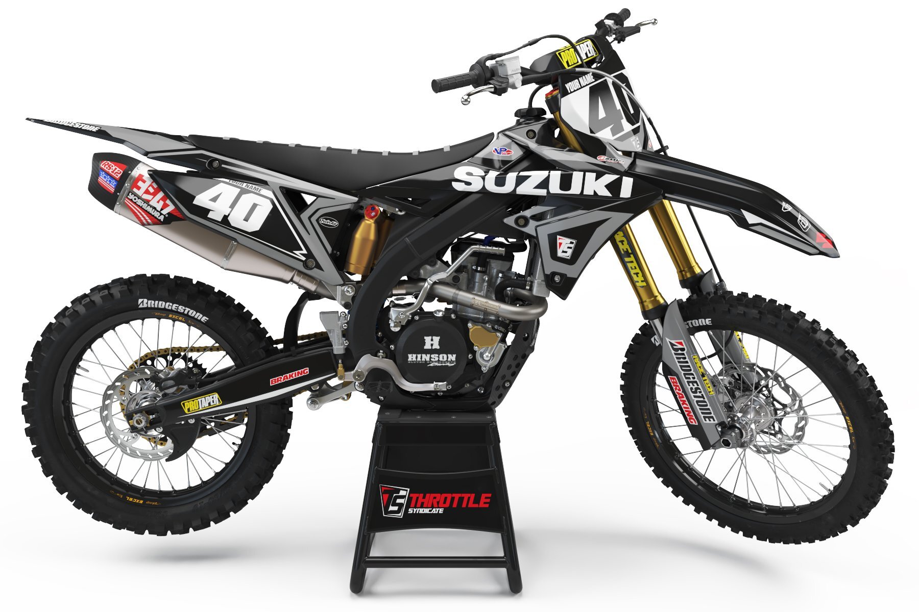 Dekor Factory Throttle Grey Limited Edition passend für Suzuki – Bild 1