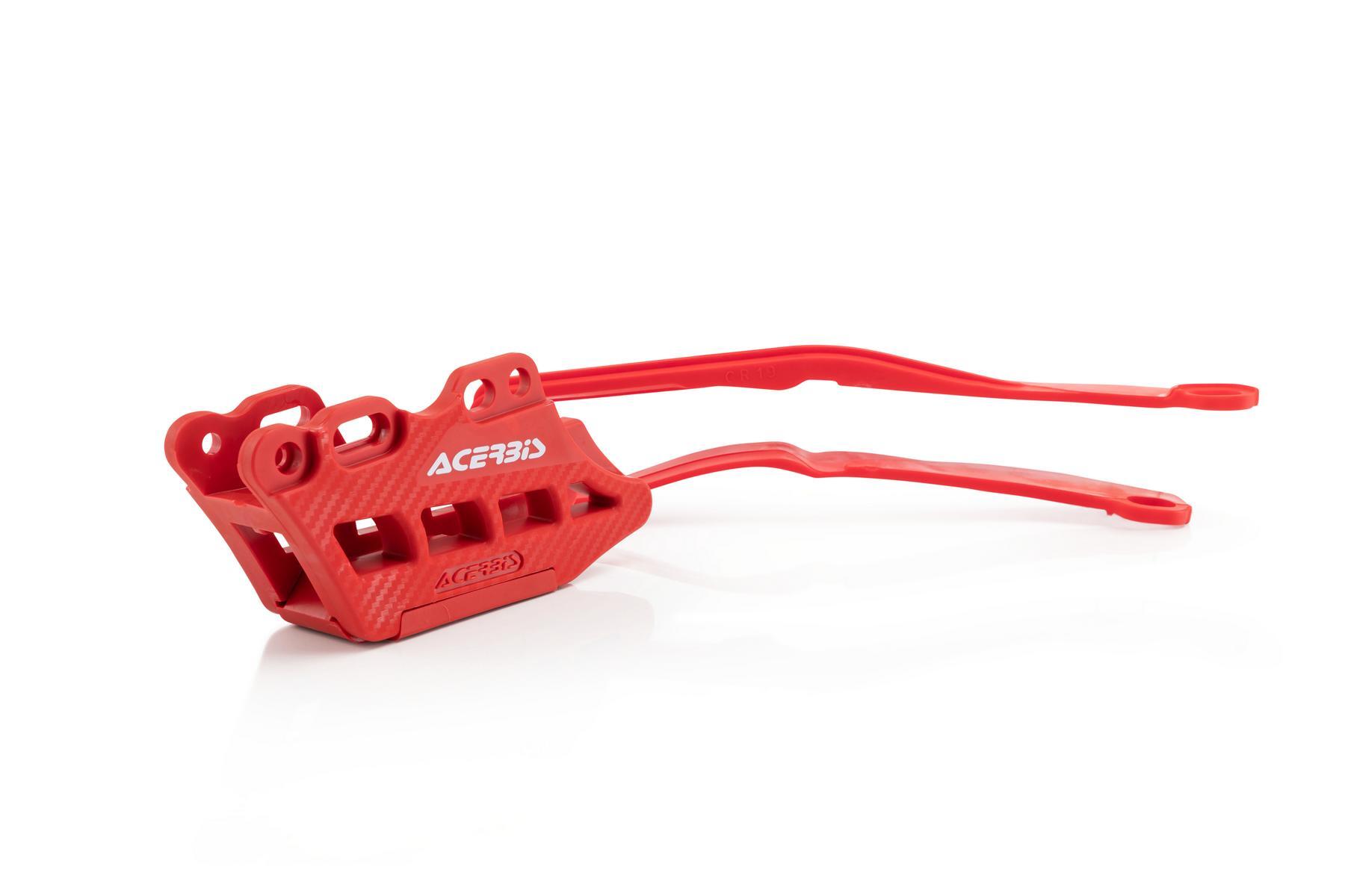 Acerbis-Kettenführung-Schwingenschleifer-Set-Honda-Rot Acerbis Kettenführung / Schwingenschleifer - Set passend für Honda Rot – Bild 1