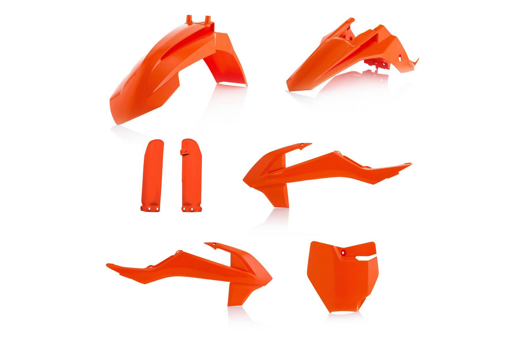 Acerbis Plastik Full Kit KTM SX65 19 – 21 Orange Acerbis Plastik Full Kit passend für KTM SX65 2019 - 2023 Orange – Bild 1