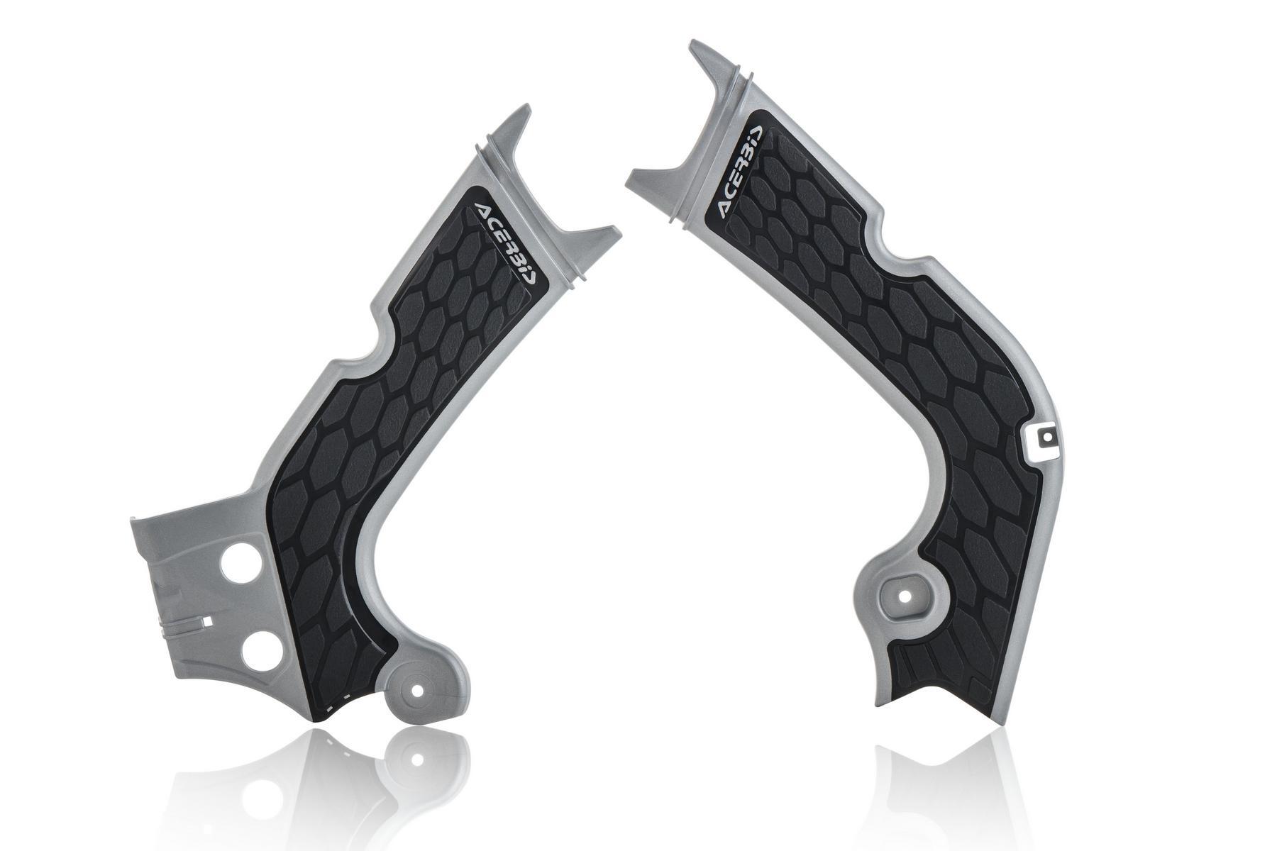 Acerbis-Rahmenschutz-X-Grip-Honda-Silber Acerbis Rahmenschutz X-Grip passend für Honda Silber – Bild 1