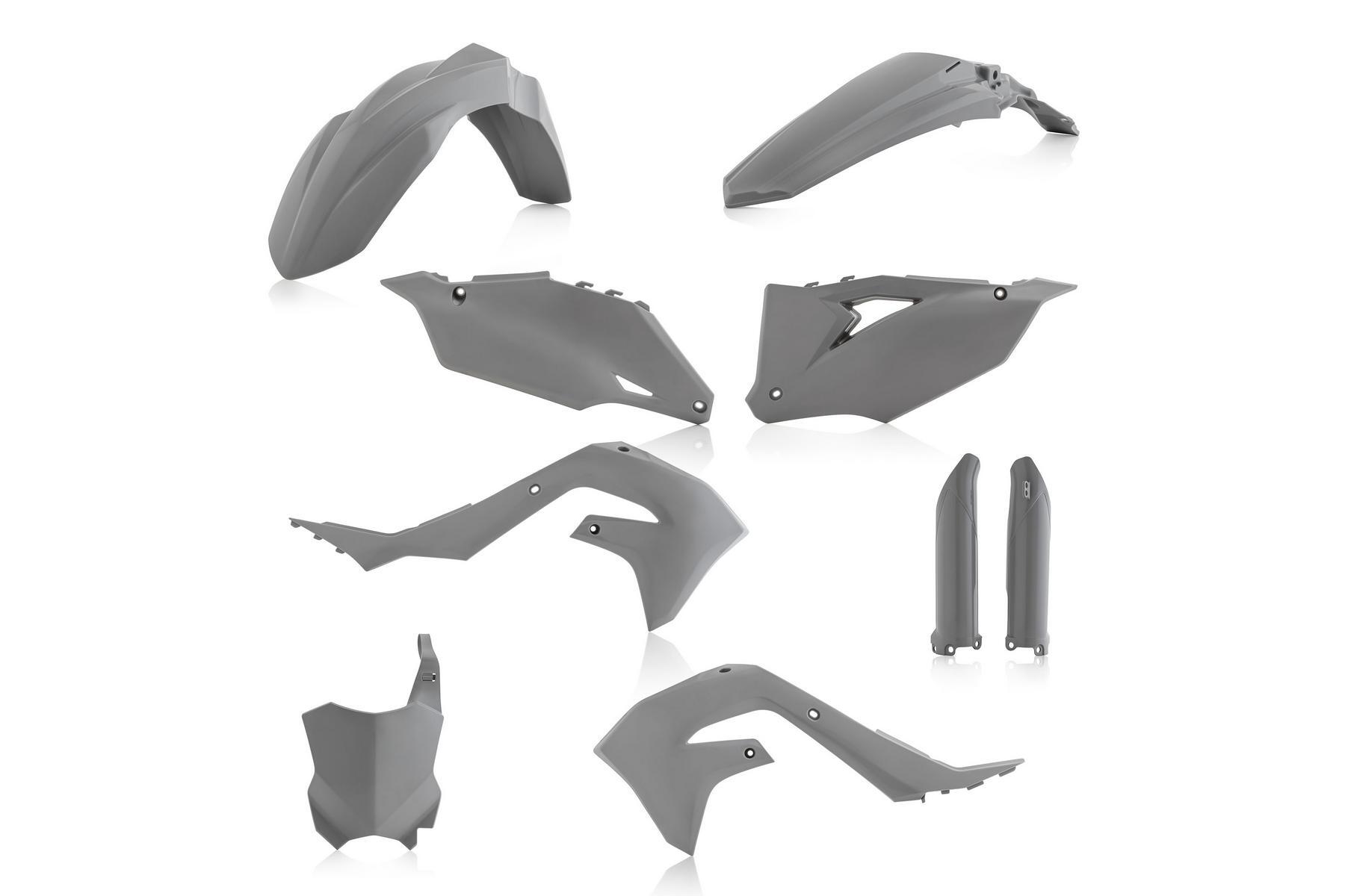 Acerbis Plastik Full Kit Kawasaki KXF450 19 – 21 und KXF250 21 Grau Acerbis Plastik Full Kit passend für Kawasaki KXF450 2019 – 2023 und KXF250 2021 – 2024 Grau – Bild 1