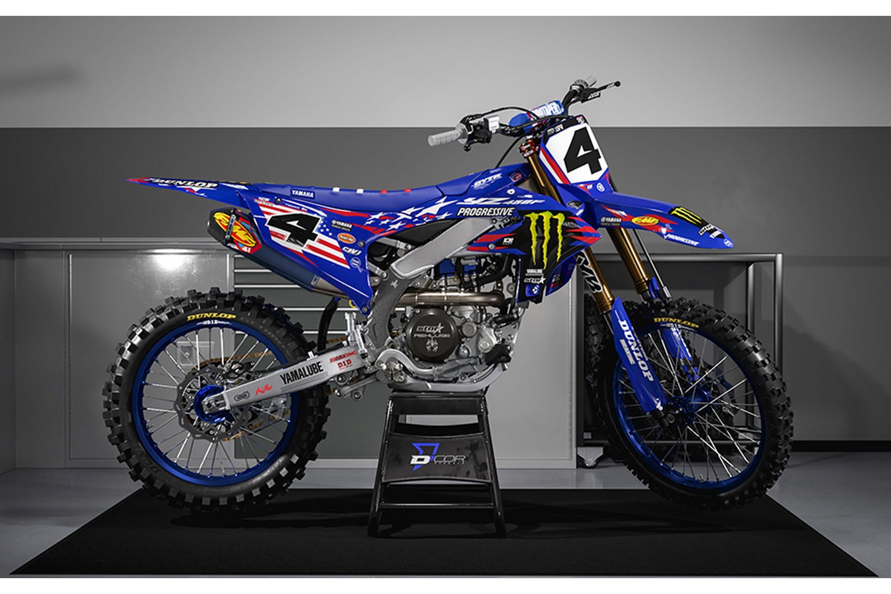 Dekor Monster Energy | Star Racing 2025 USA Edition V1 passend für Yamaha – Bild 1