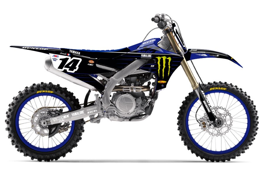 Dekor Monster Energy | Star Racing 2021 passend für Yamaha – Bild 1