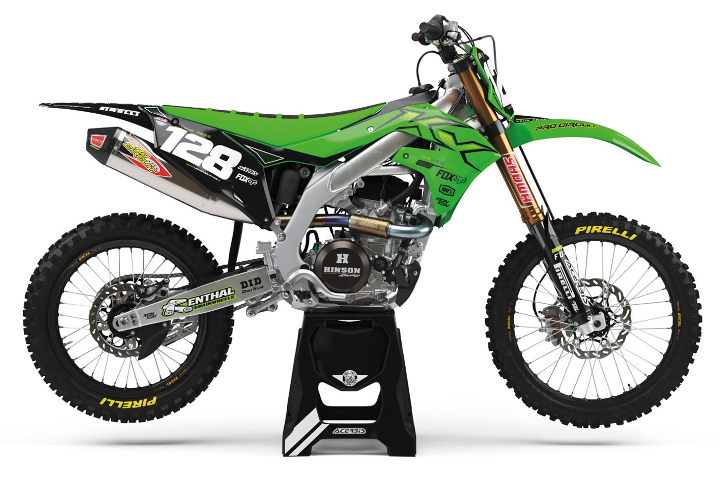 Dekor Factory Gains Green Limited Edition passend für Kawasaki – Bild 1
