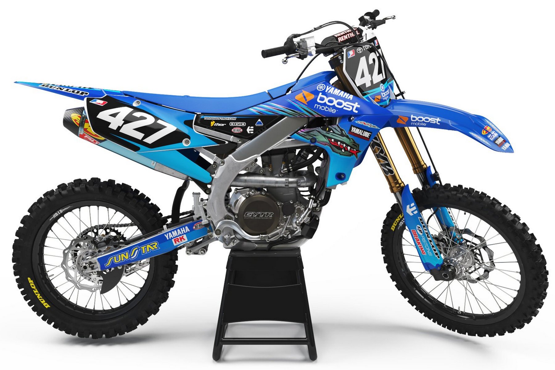 Dekor Retro 2008 Troy Limited Edition passend für Yamaha – Bild 1