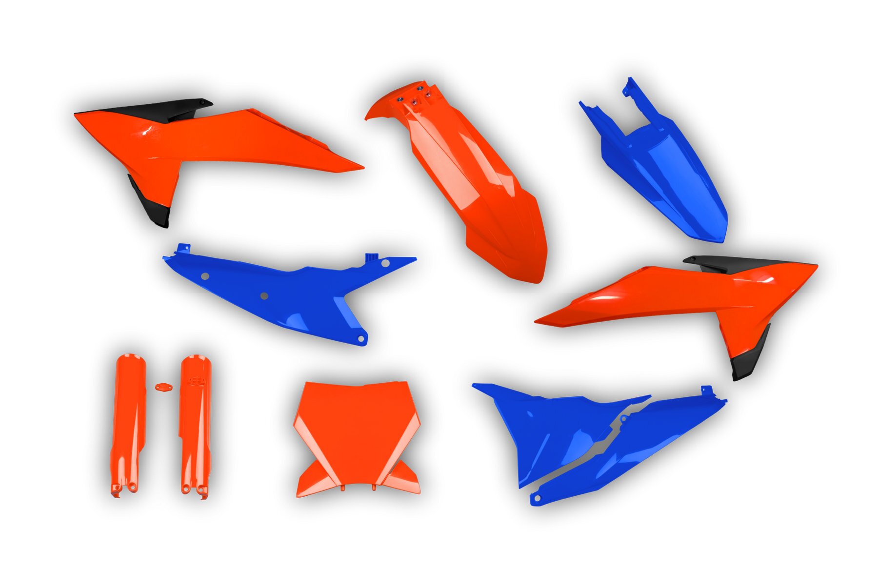 Racetech Plastik Full Kit passend für KTM SX SXF 2025 – 2026 Orange | Blau – Bild 1