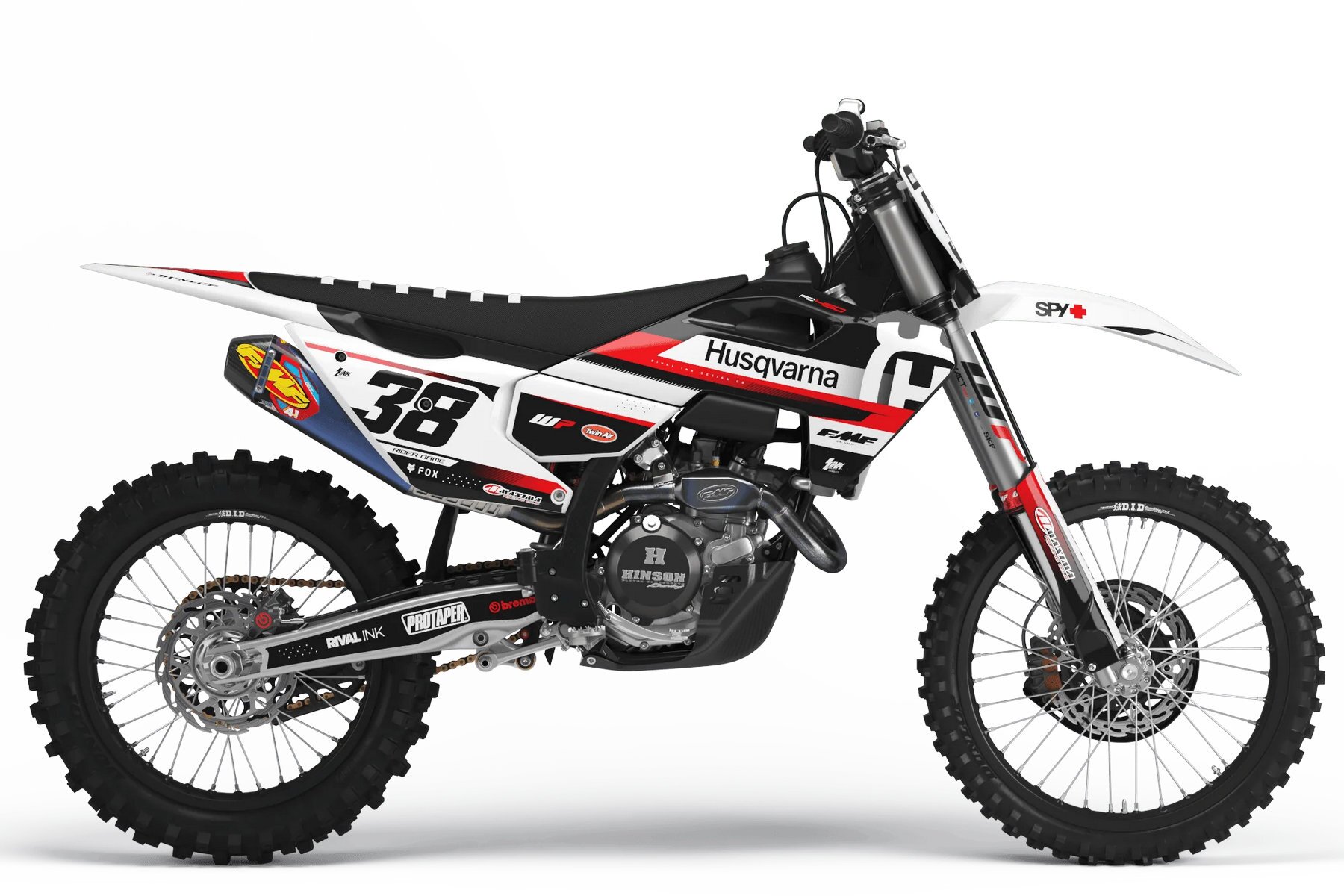 Dekor Factory Inspire Red Limited Edition passend für Husqvarna – Bild 1