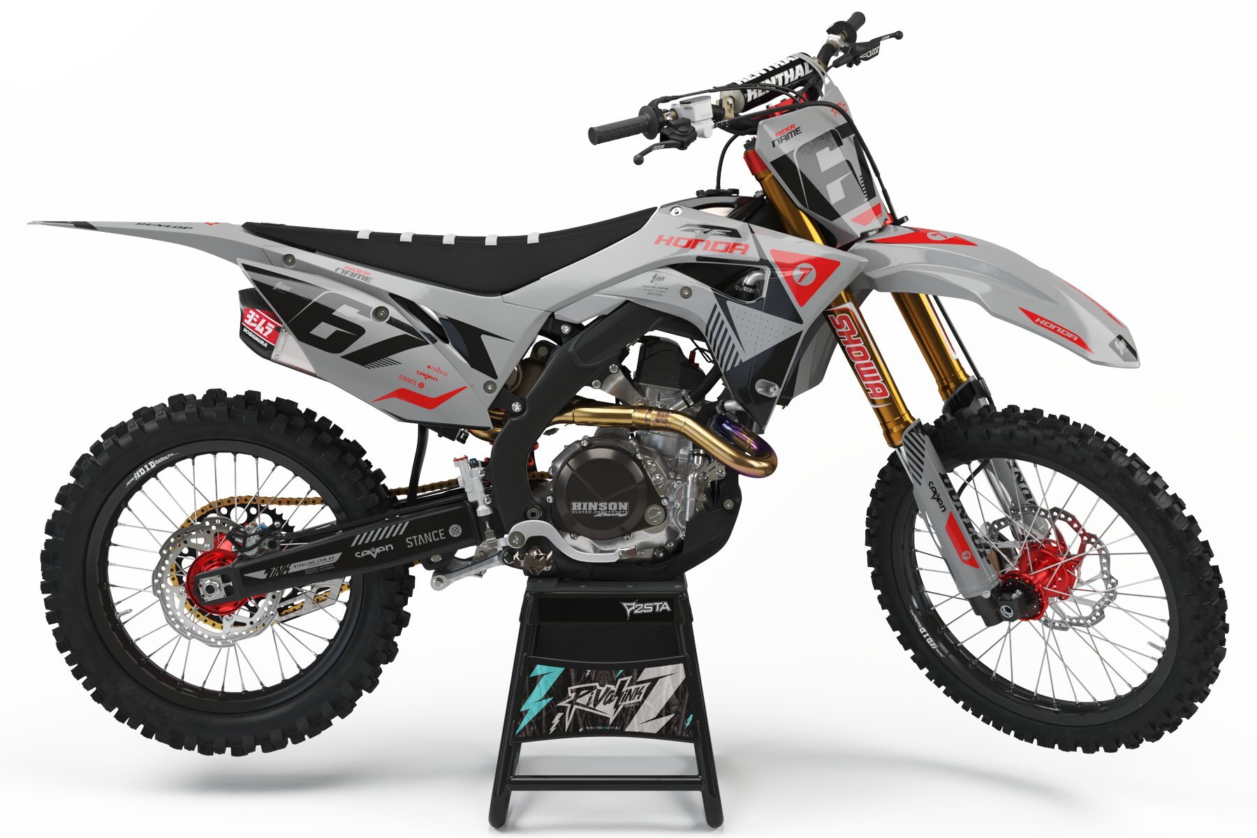 Dekor Factory Smite Grey Limited Edition passend für Honda – Bild 1