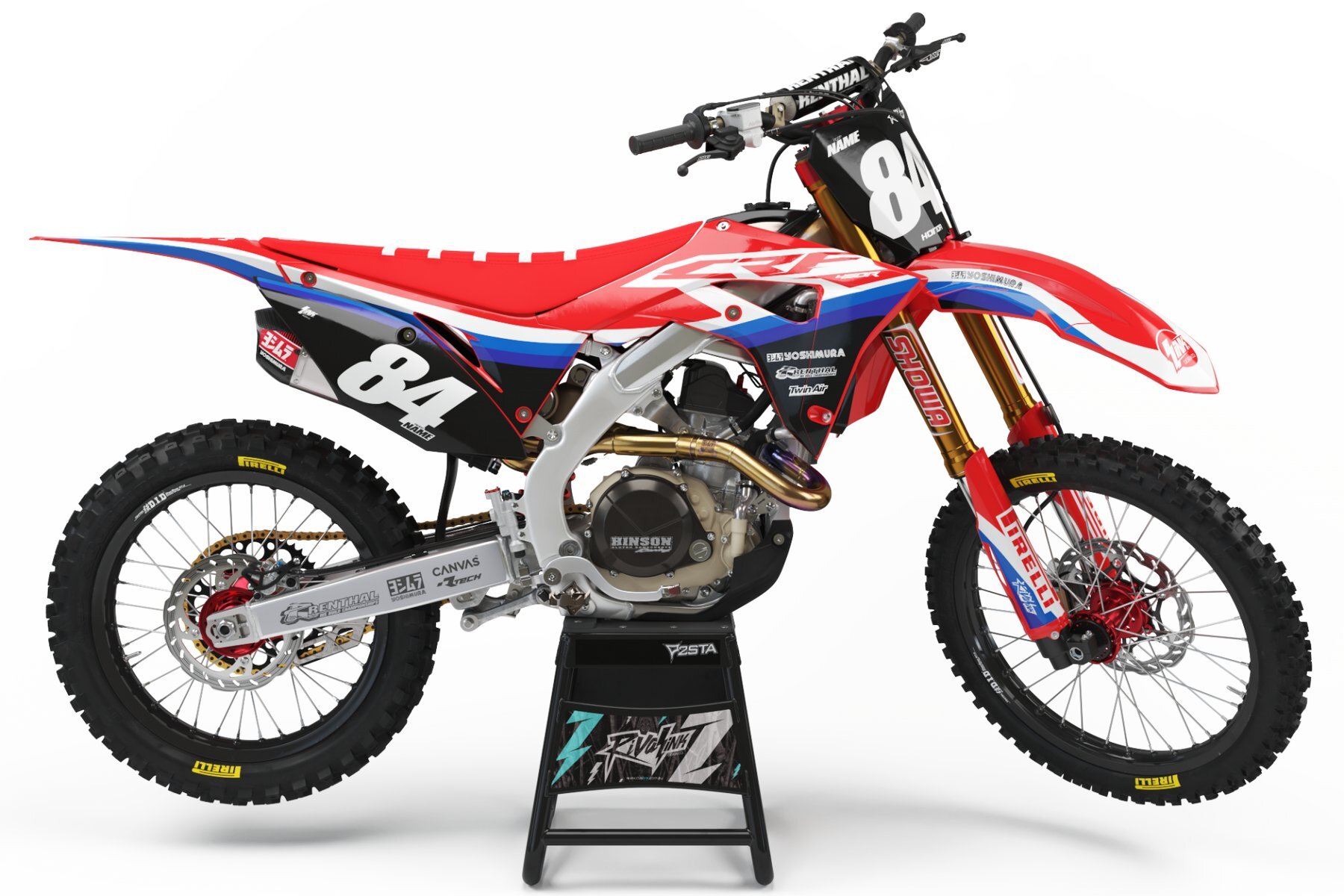 Dekor Factory Velocity Red Limited Edition passend für Honda – Bild 1