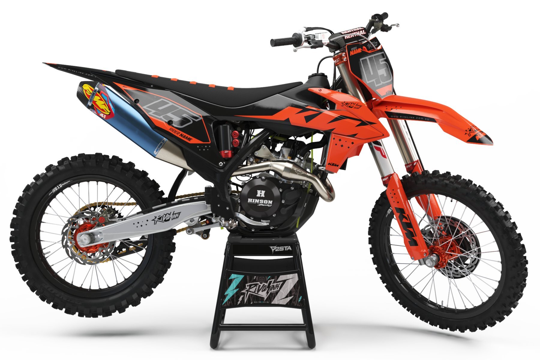 Dekor Factory Alpha Orange Limited Edition passend für KTM – Bild 1