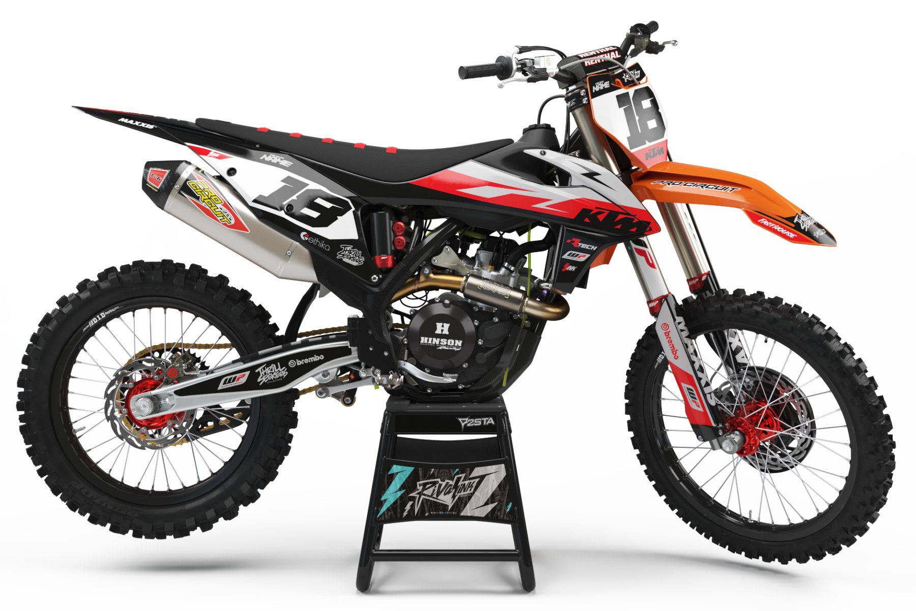 Dekor Factory Burnout Limited Edition passend für KTM – Bild 1