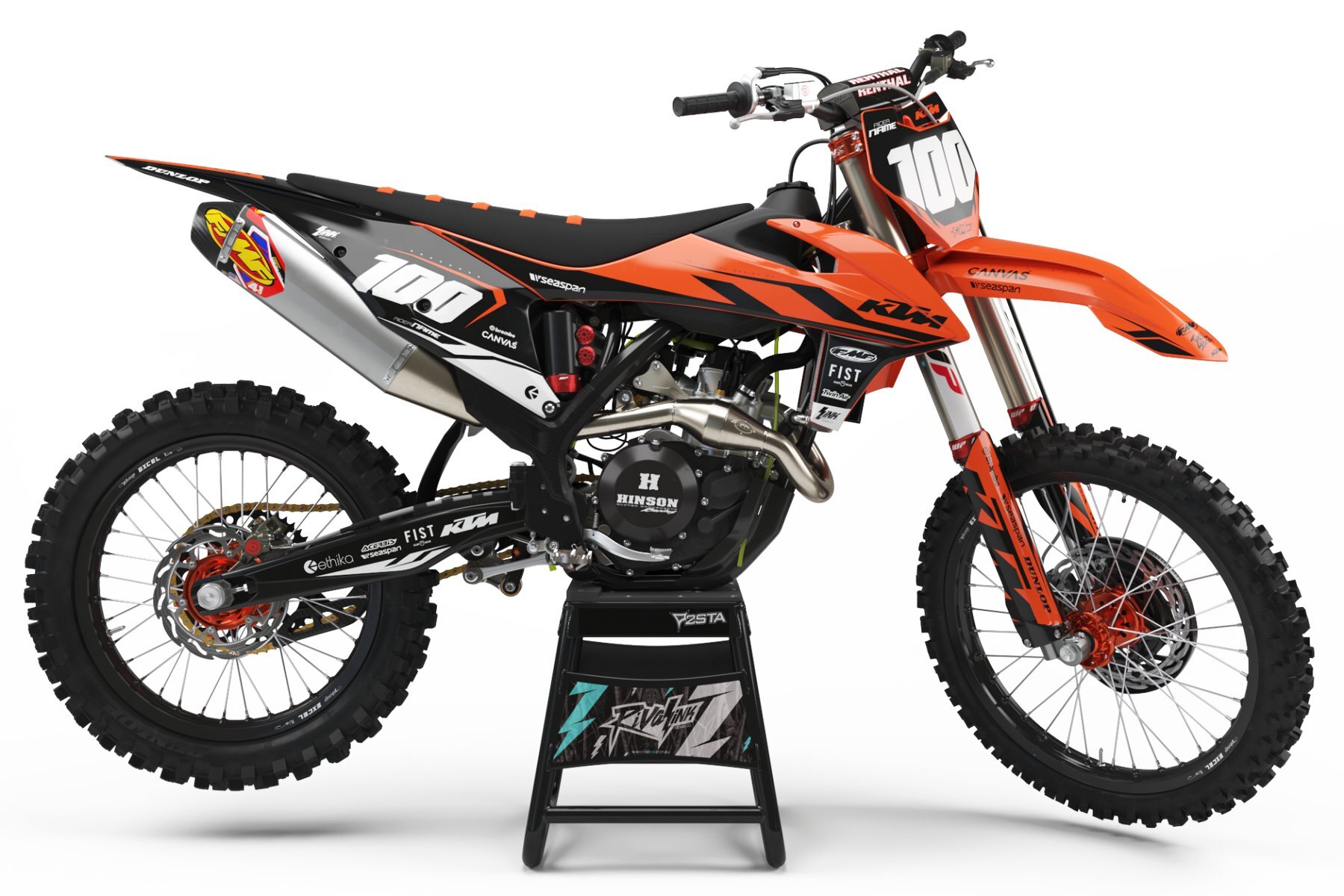 Dekor Factory Canvas Black Limited Edition passend für KTM – Bild 1