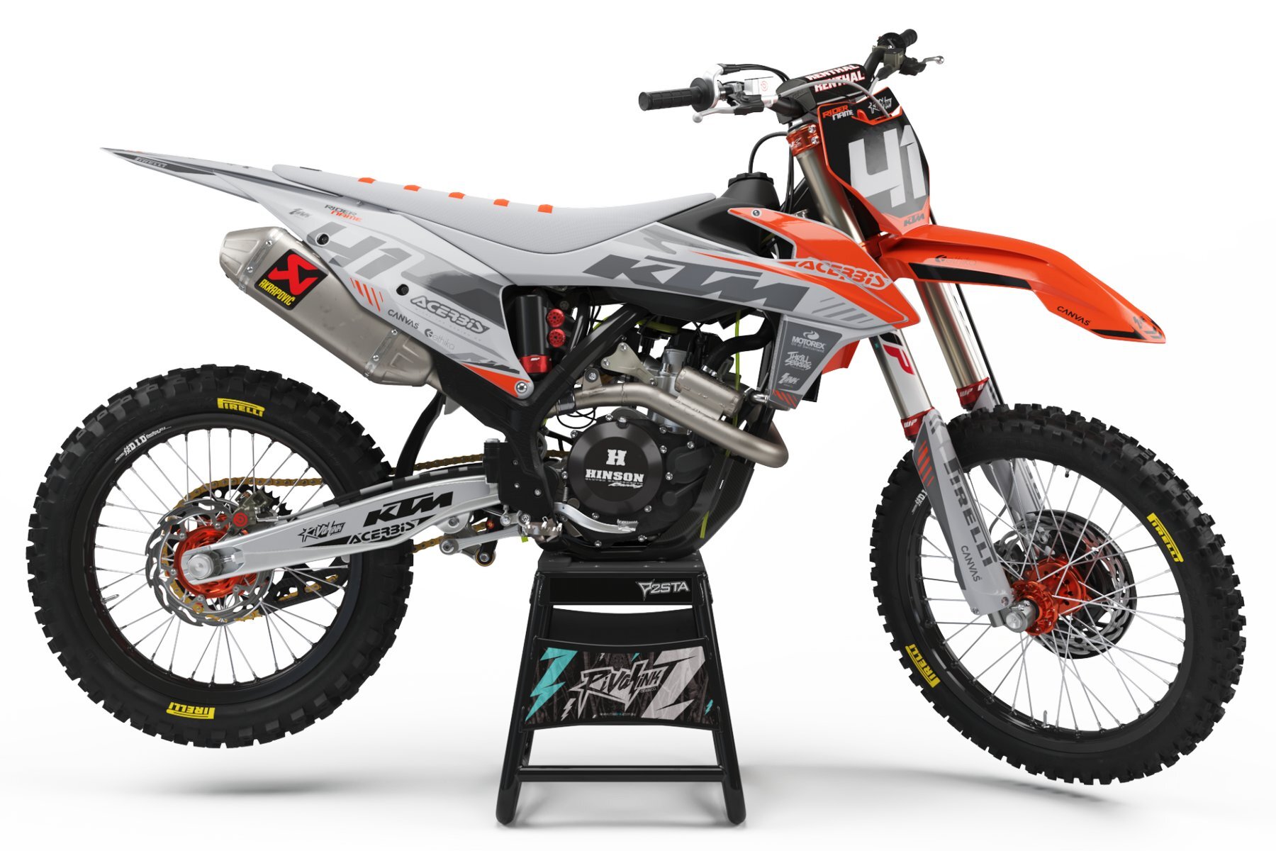 Dekor Factory Ember Grey Limited Edition passend für KTM – Bild 1