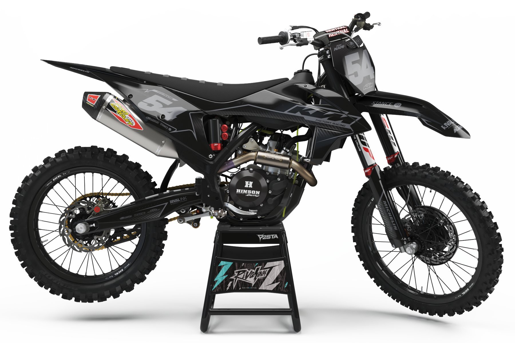 Dekor Factory Hidden Black Limited Edition passend für KTM – Bild 1
