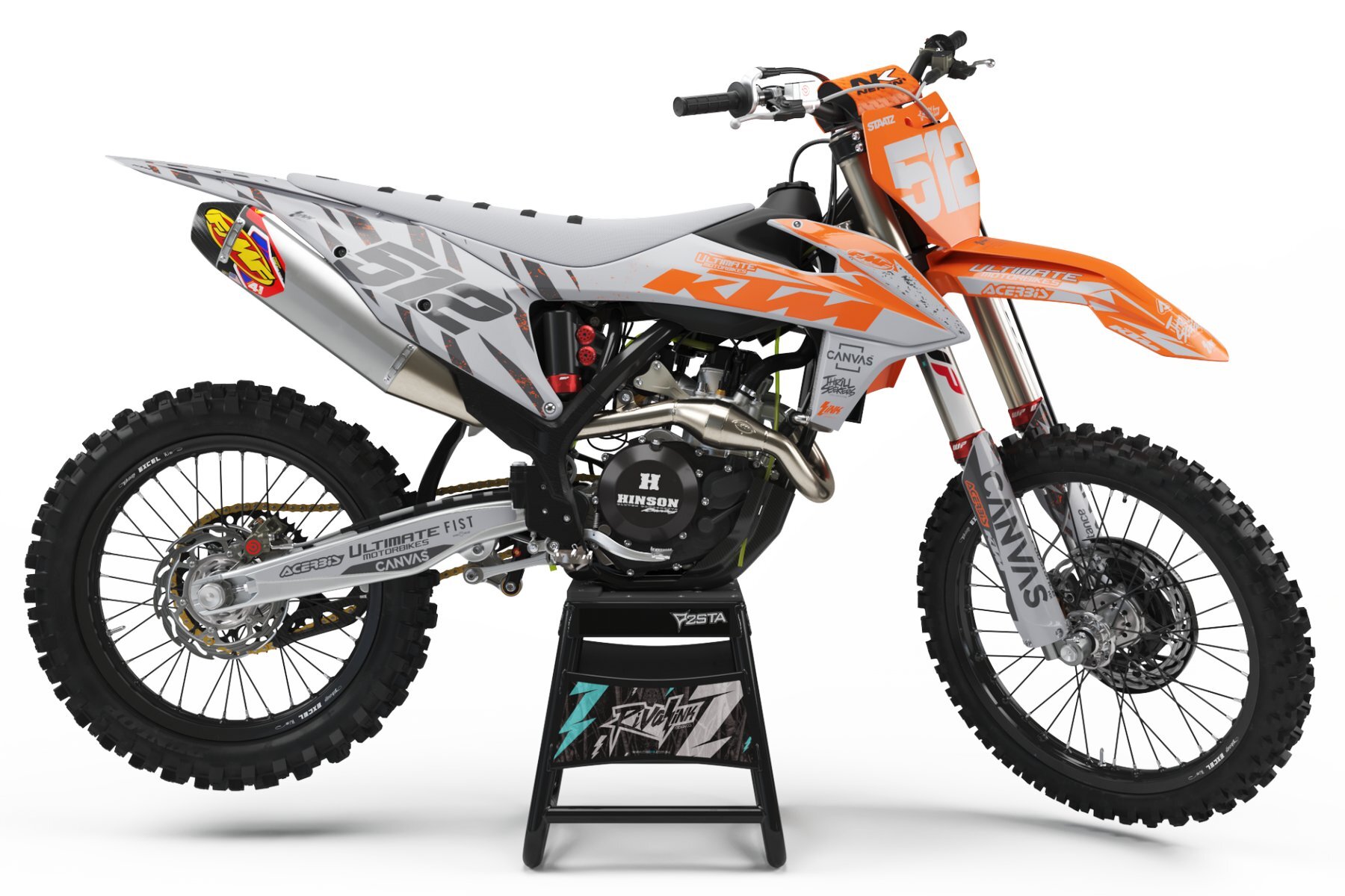 Dekor Factory Instinct Grey Limited Edition passend für KTM – Bild 1