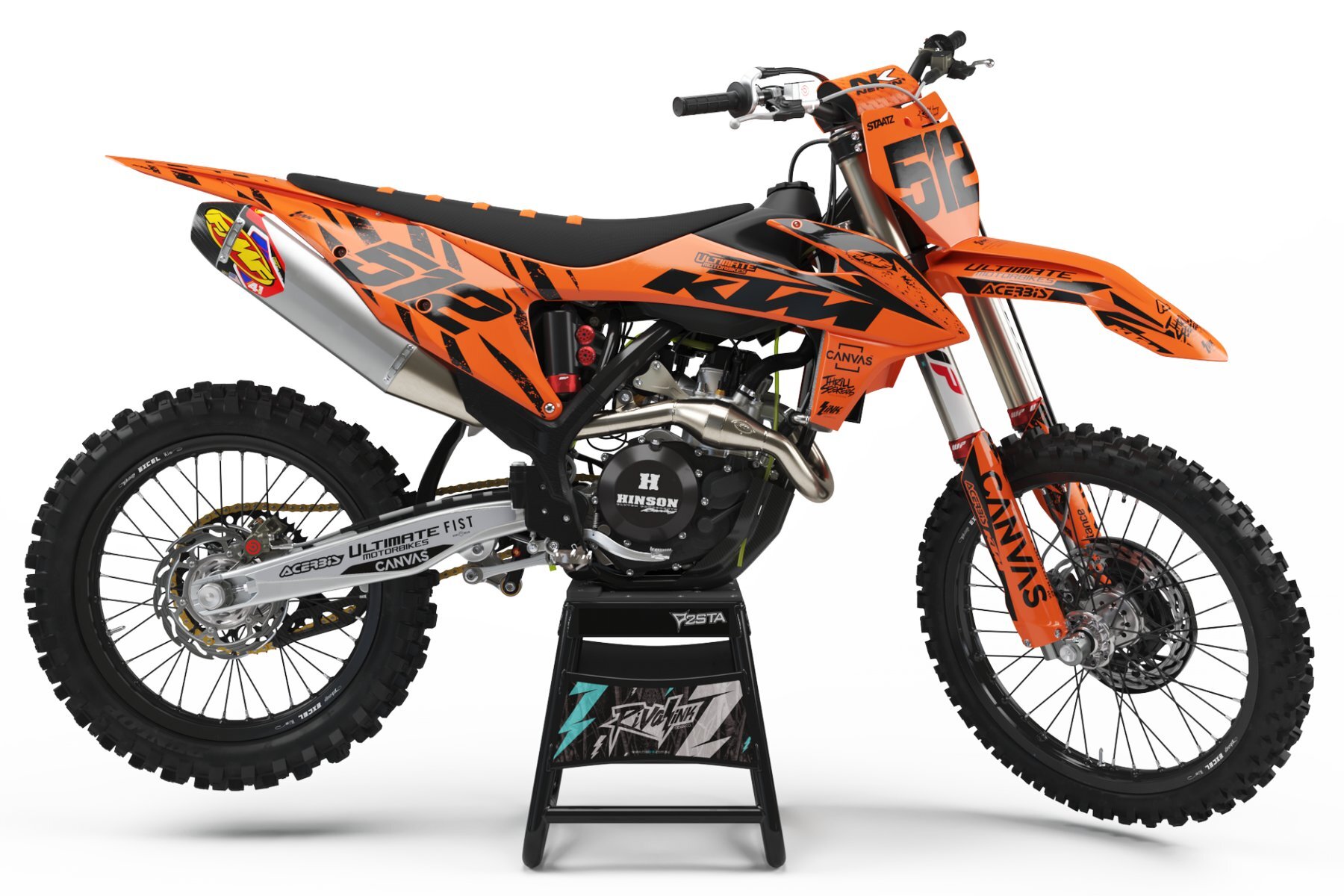 Dekor Factory Instinct Orange Limited Edition passend für KTM – Bild 1