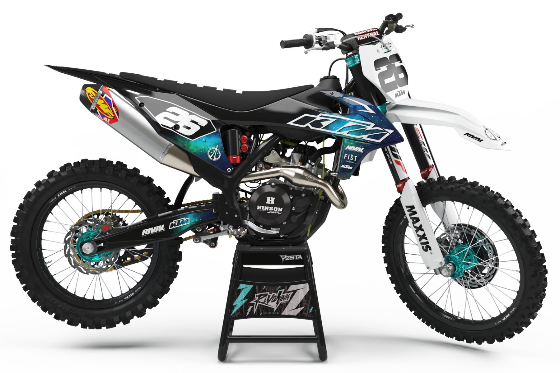Dekor Factory Nebula Black Limited Edition passend für KTM – Bild 1