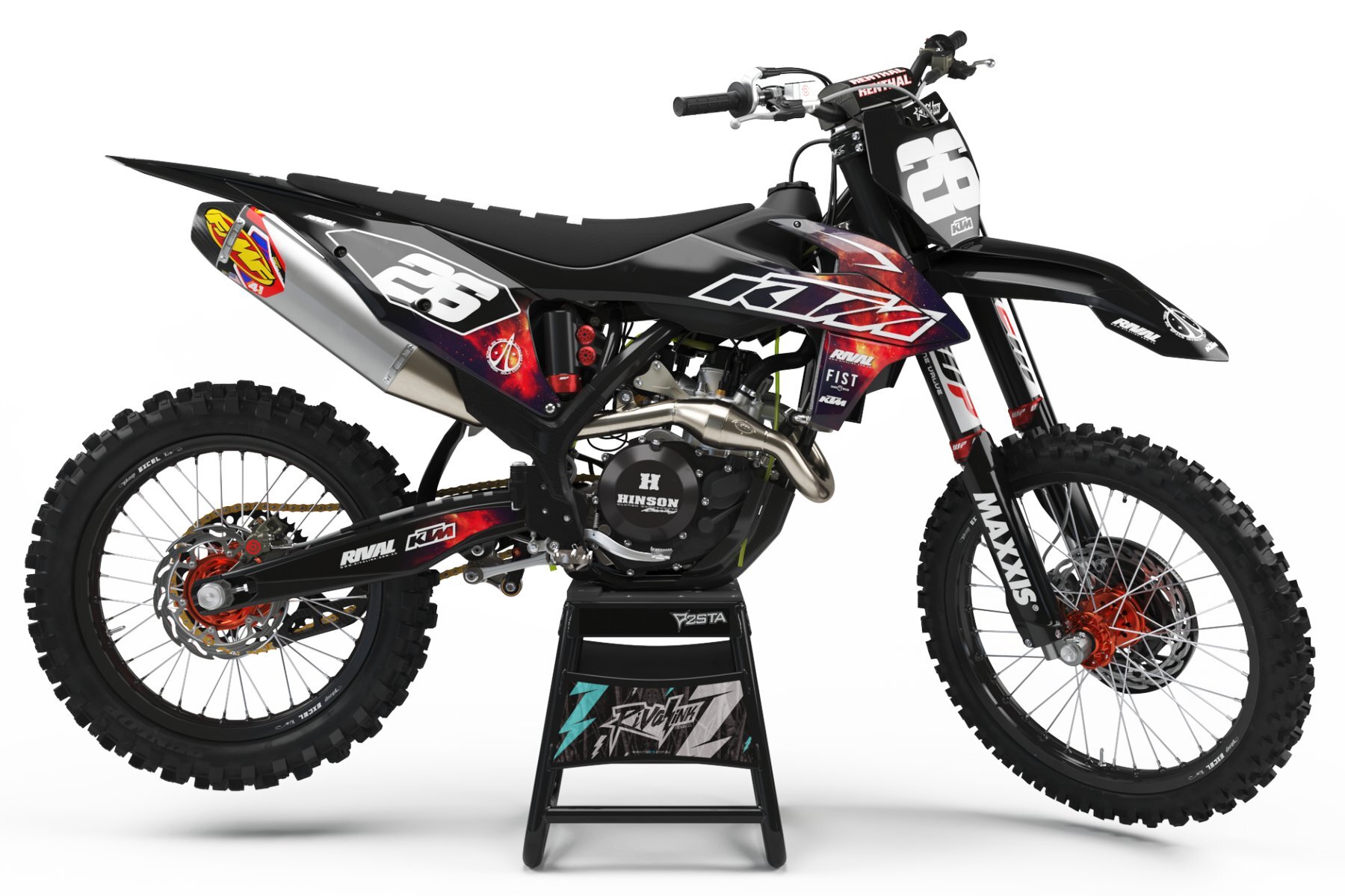 Dekor Factory Nebula Fire Limited Edition passend für KTM – Bild 1
