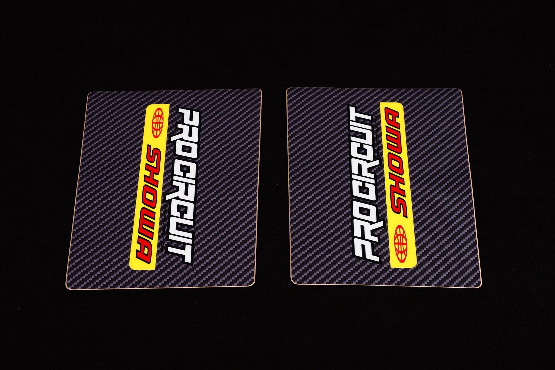 Factory Gabelaufkleber Carbon - Pro Circuit Showa – Bild 1