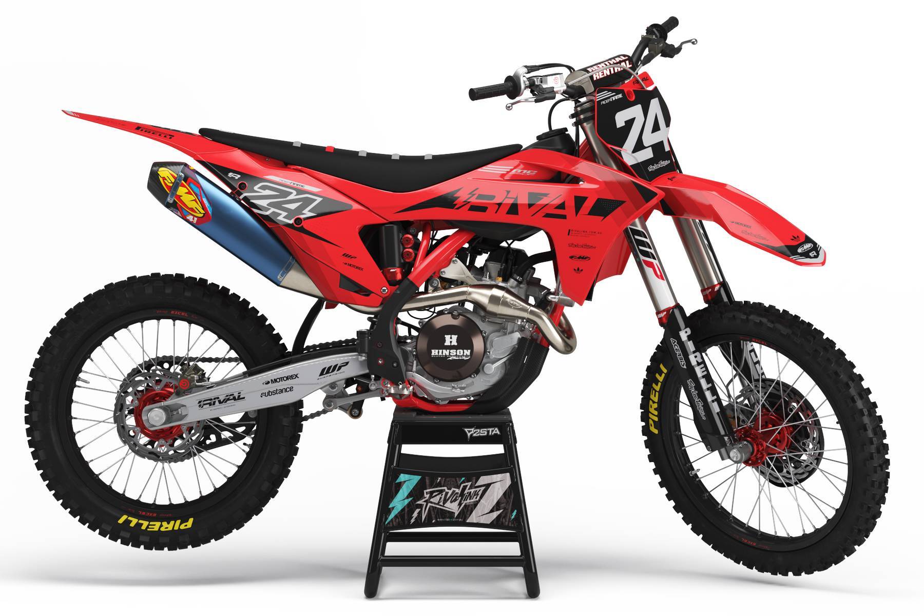 Dekor Factory Fury Limited Red Edition passend für Gas Gas – Bild 1