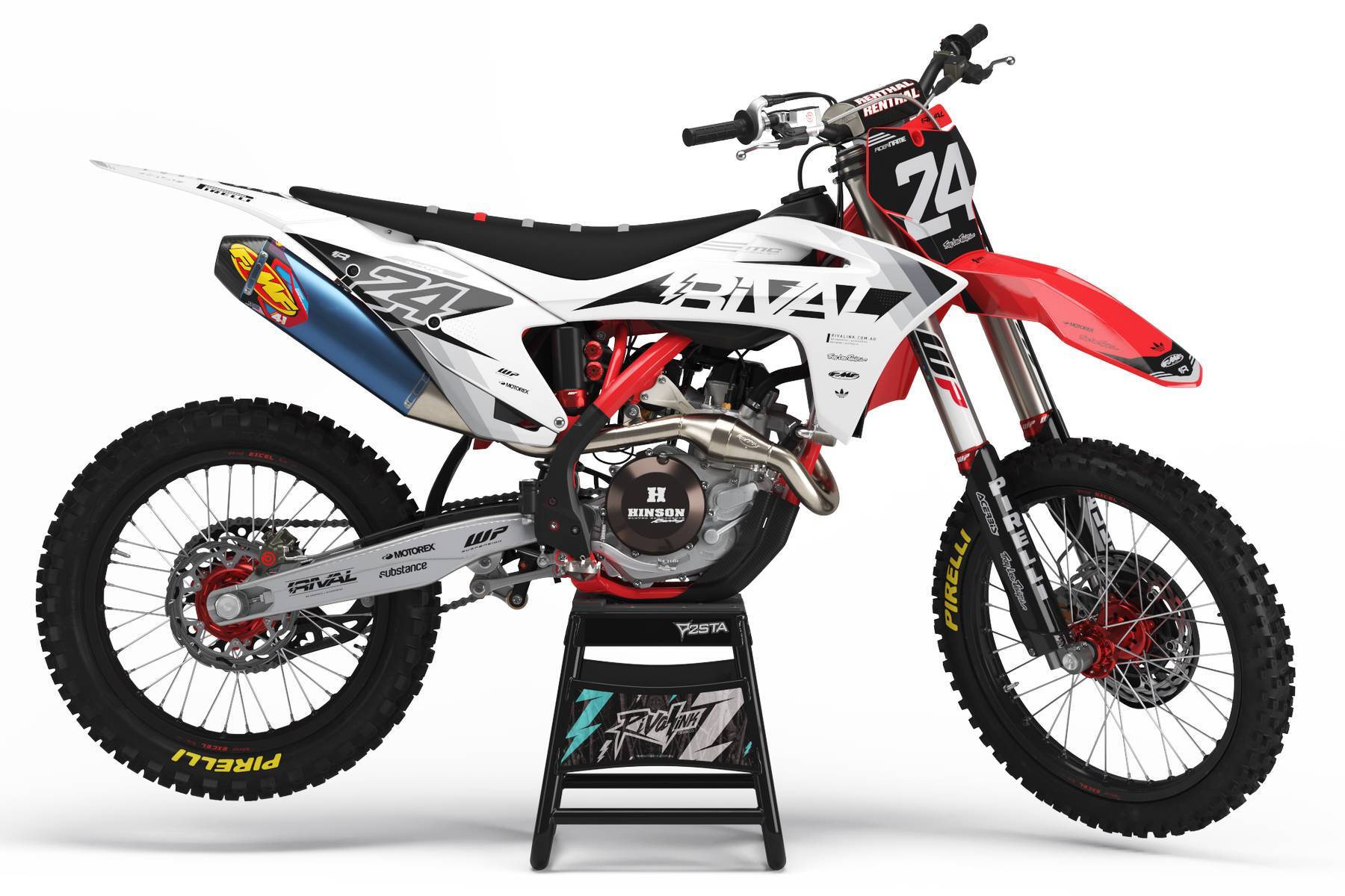 Dekor Factory Fury Limited White Edition passend für Gas Gas – Bild 1