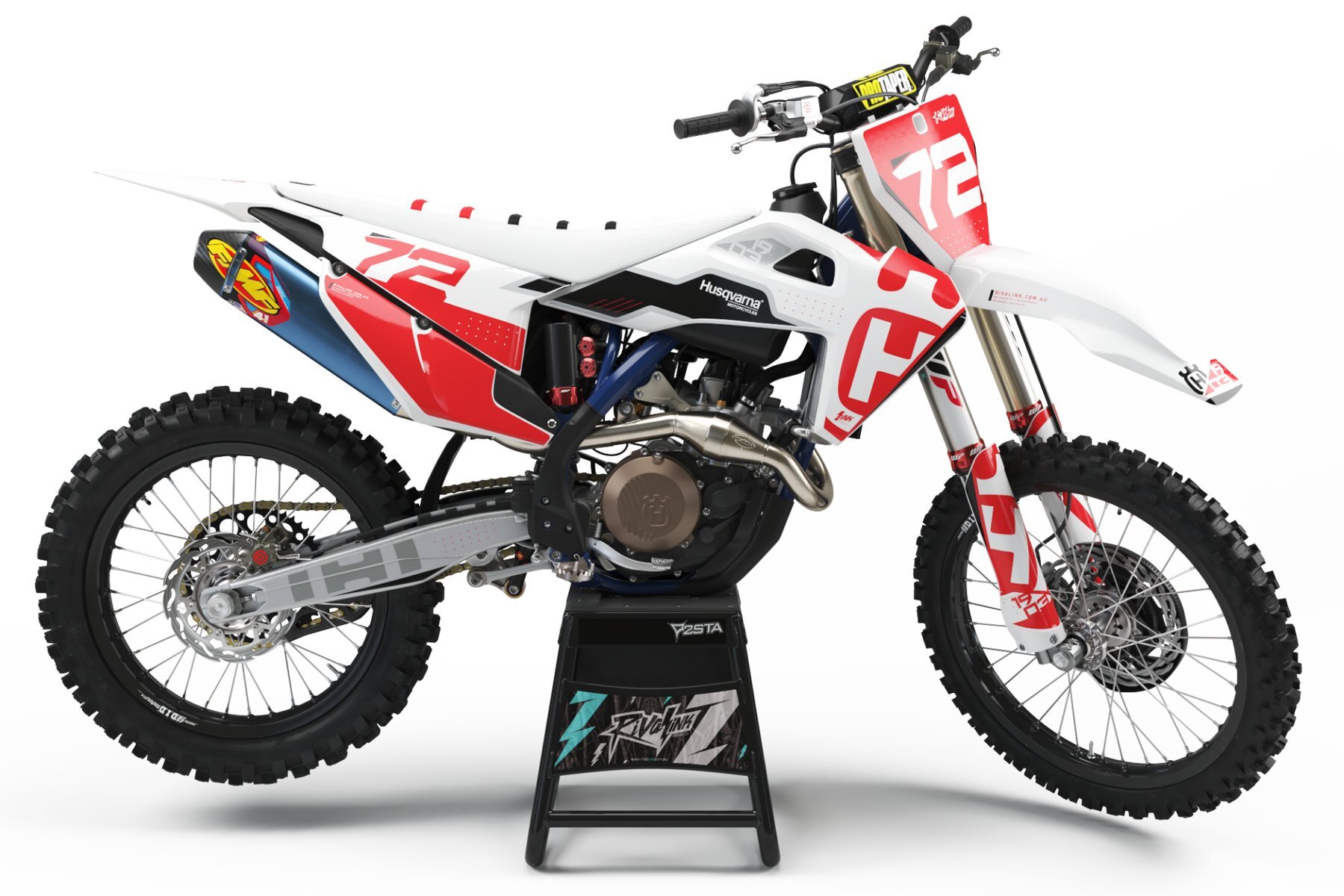 Dekor Factory Demo Red Limited Edition passend für Husqvarna – Bild 1