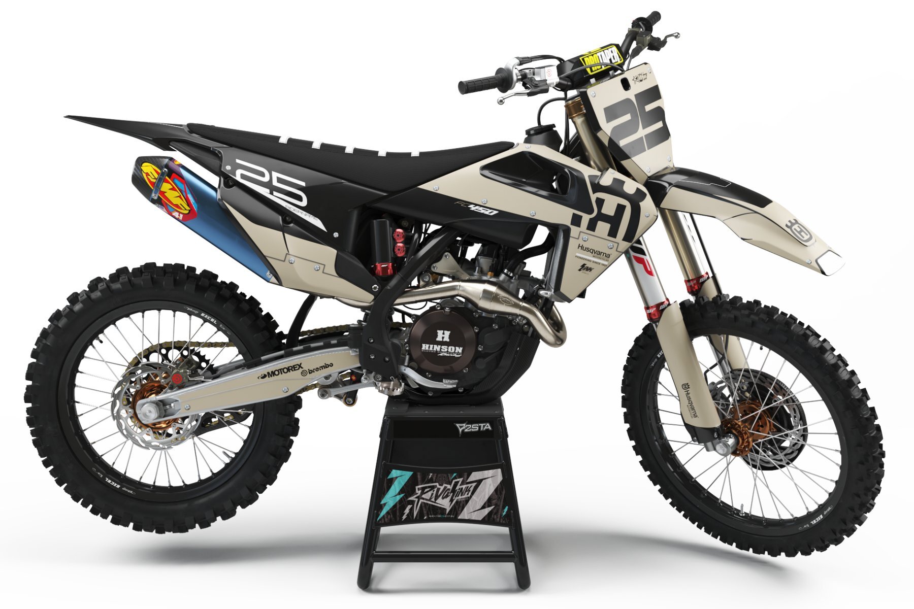 Dekor-Factory-Husqvarna-Ether-Beige-Limited-Edition-w Dekor Factory Ether Beige Limited Edition passend für Husqvarna – Bild 1