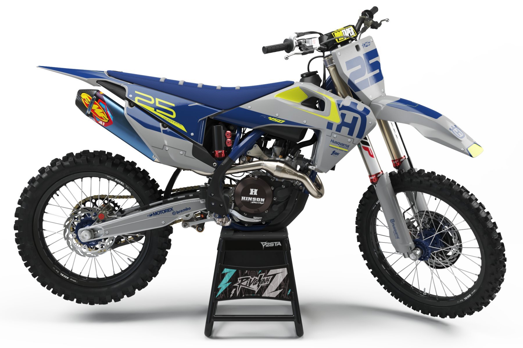 Dekor-Factory-Husqvarna-Ether-Grey-Limited-Edition-w Dekor Factory Ether Grey Limited Edition passend für Husqvarna – Bild 1