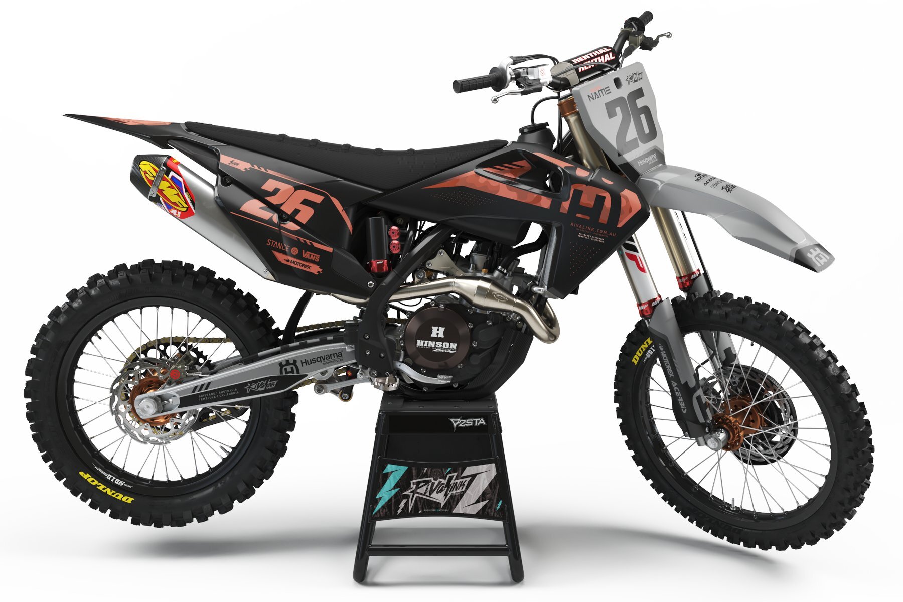 Dekor Factory Freeze Copper Limited Edition passend für Husqvarna – Bild 1