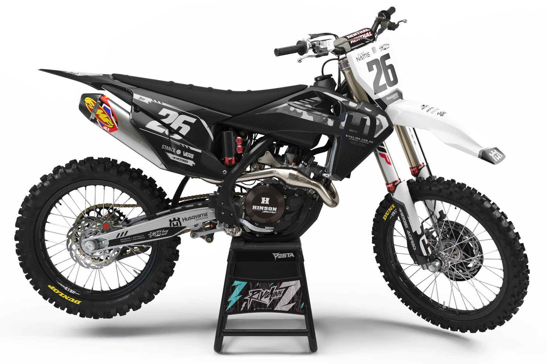 Dekor Factory Freeze White Limited Edition passend für Husqvarna – Bild 1