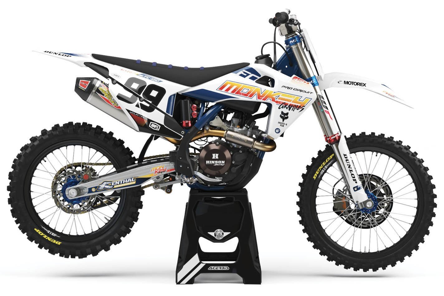 Dekor Factory Retro Style Orange Limited Edition passend für Husqvarna – Bild 1