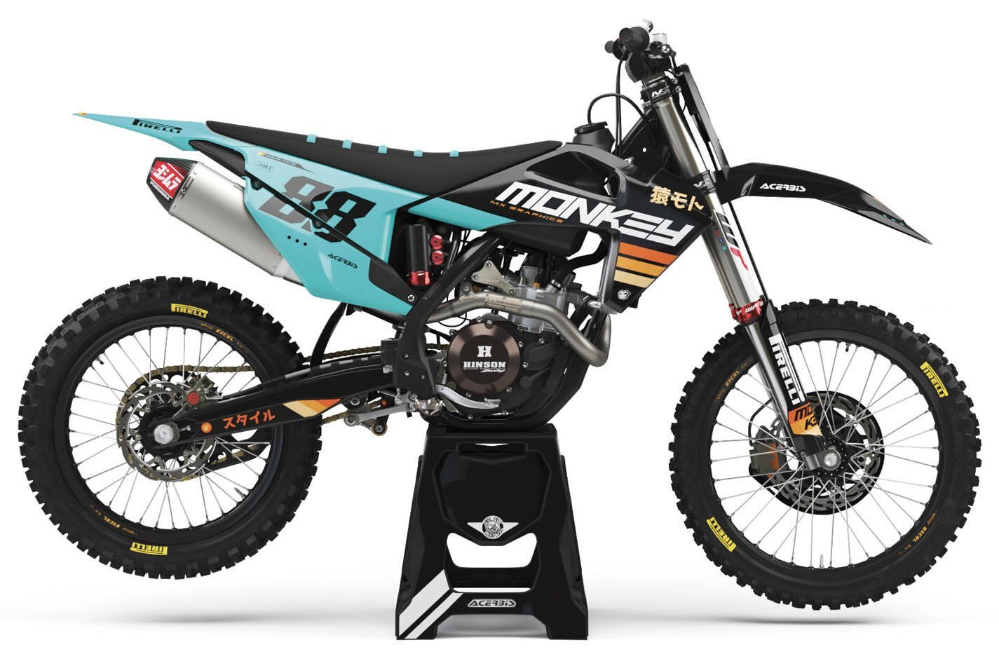 Dekor Factory Rocket Teal Limited Edition passend für Husqvarna – Bild 1
