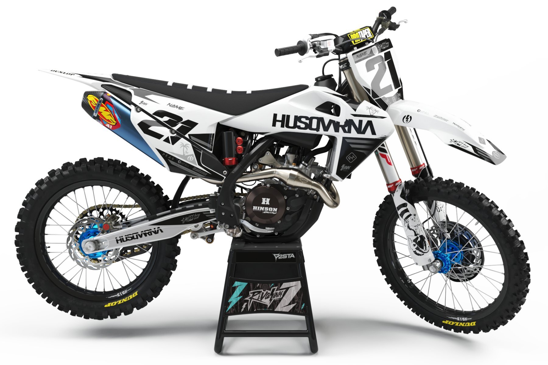 Dekor Factory Shock Limited Edition passend für Husqvarna – Bild 1