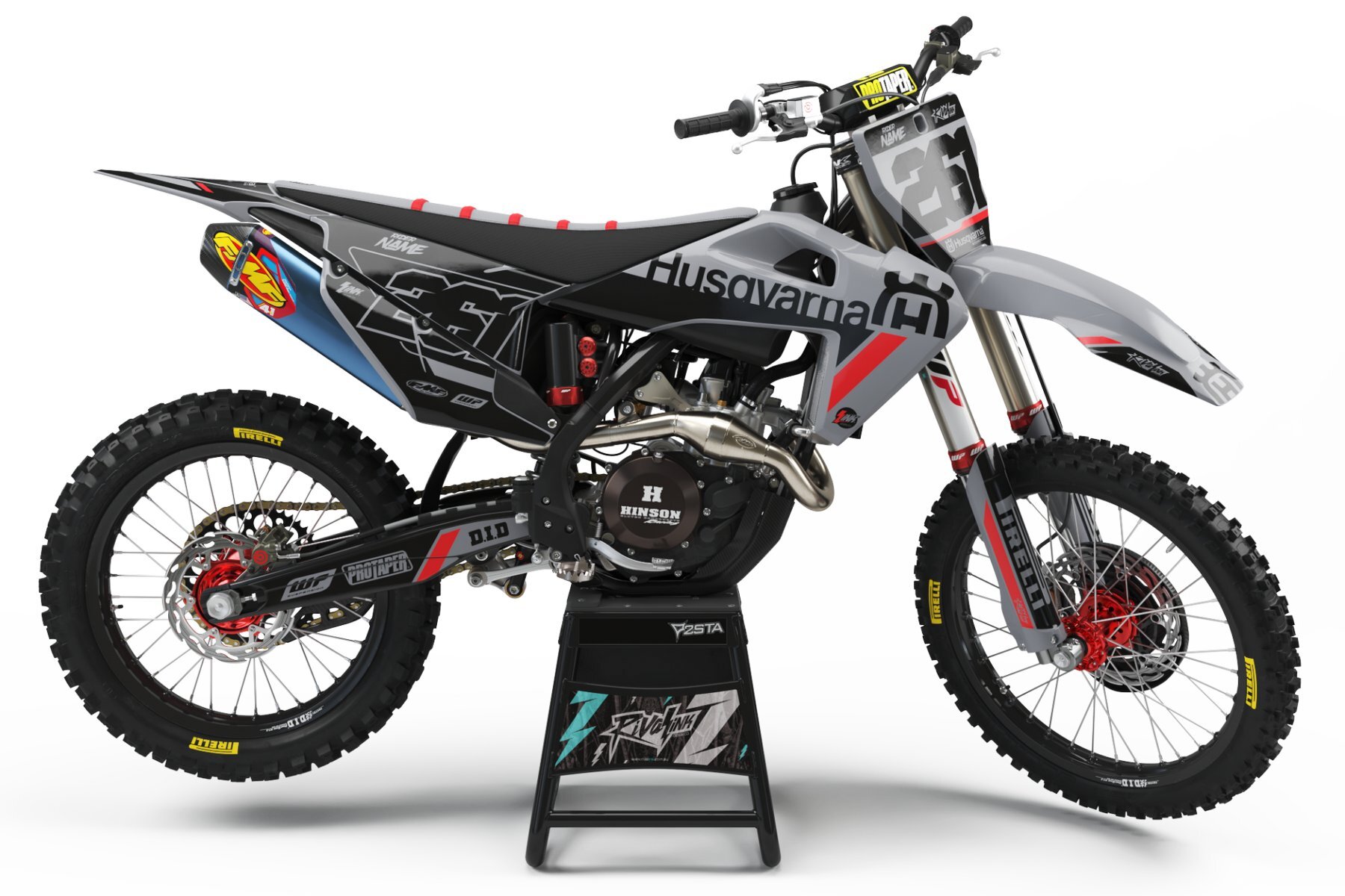 Dekor Factory Signature Grey Limited Edition passend für Husqvarna – Bild 1