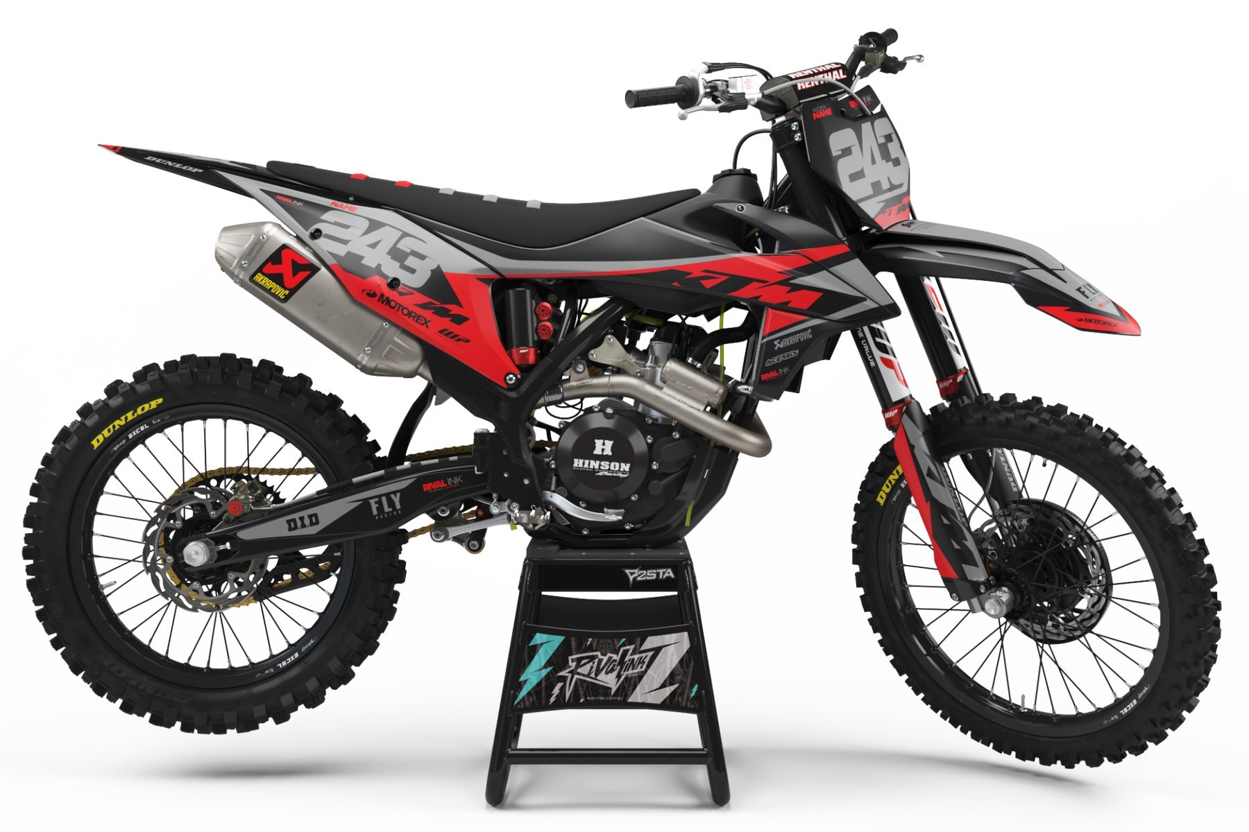 Dekor-Factory-KTM-Expect-Red-Limited-Edition-w Dekor Factory Expect Red Limited Edition passend für KTM – Bild 1