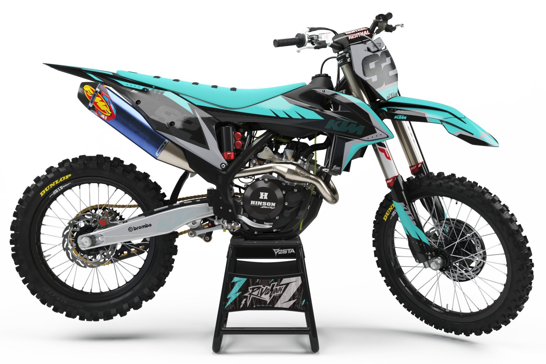 Dekor Factory Maga Teal Special Edition passend für KTM – Bild 1