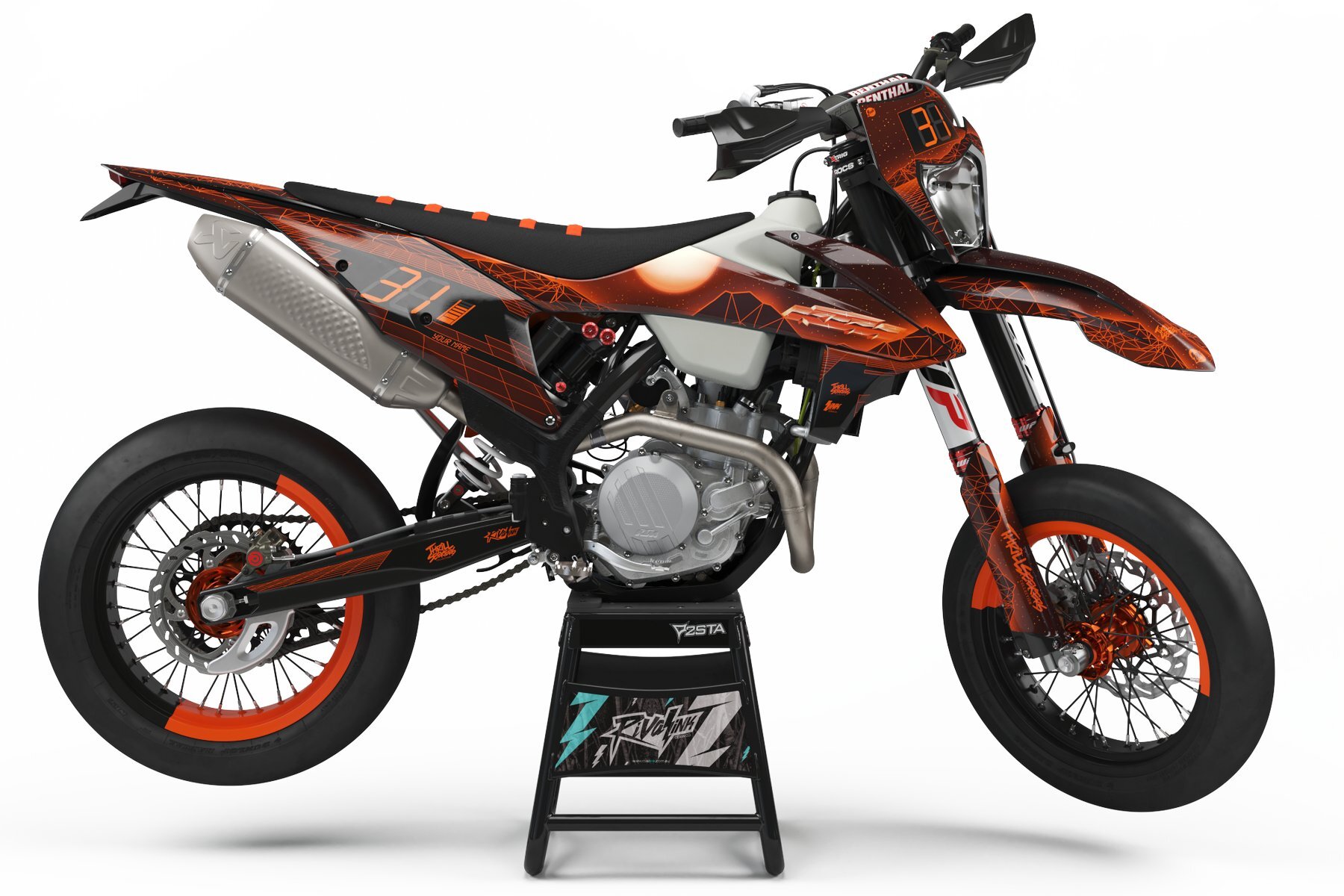 Dekor Factory Solar Orange Speacial Edition passend für KTM – Bild 1