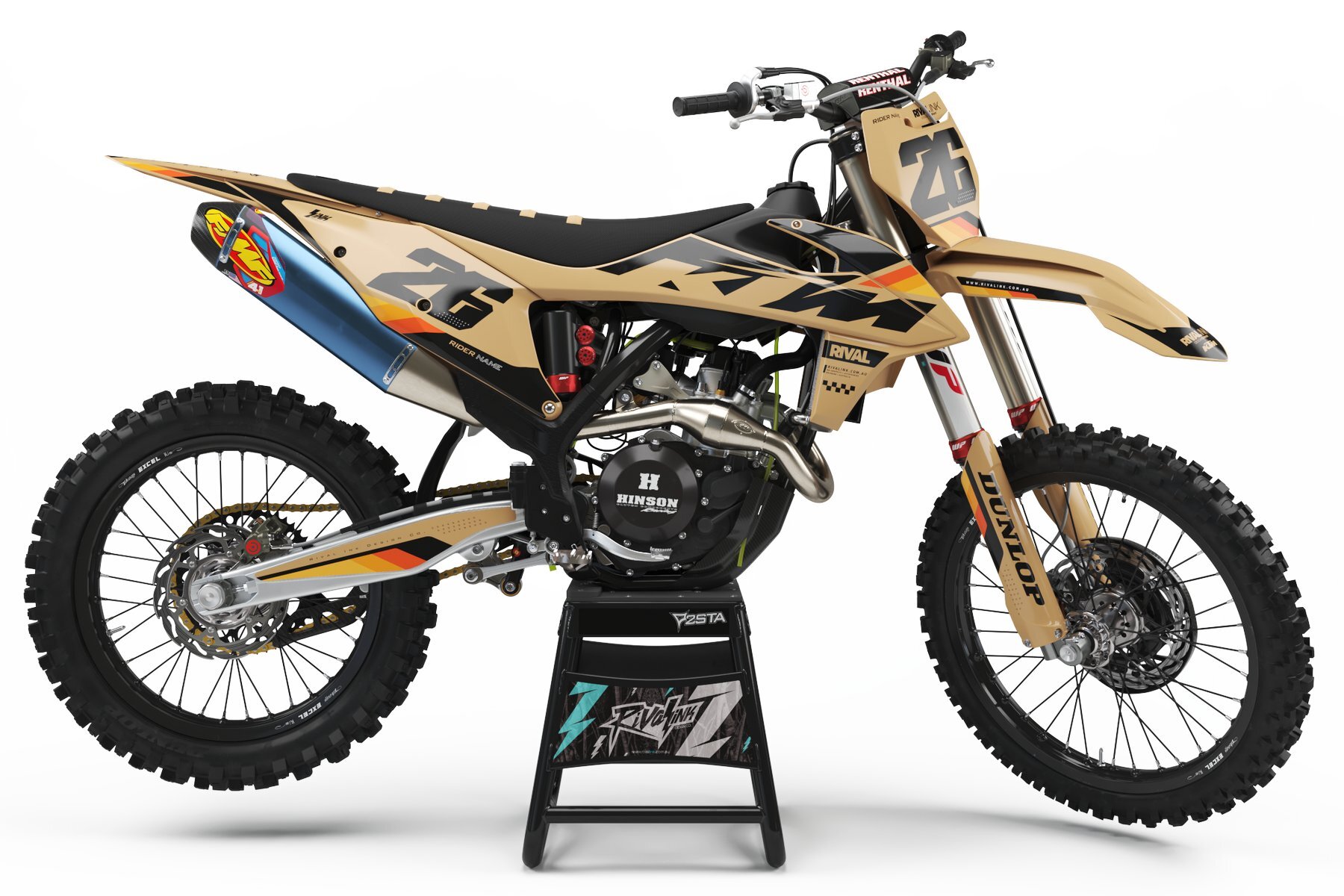 Dekor Factory Twitch Limited Sand Edition passend für KTM – Bild 1