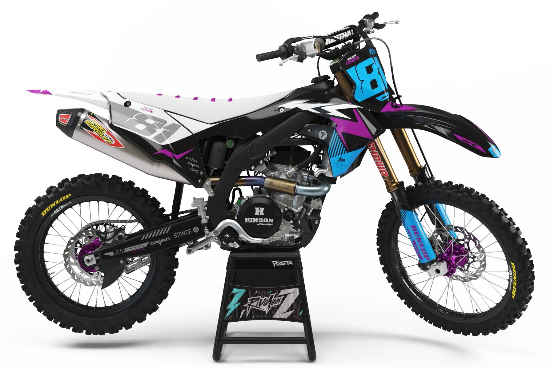 Dekor-Factory-Kawasaki-Holy-Purple-Limited-Edition-w Dekor Factory Holy Purple Limited Edition passend für Kawasaki – Bild 1
