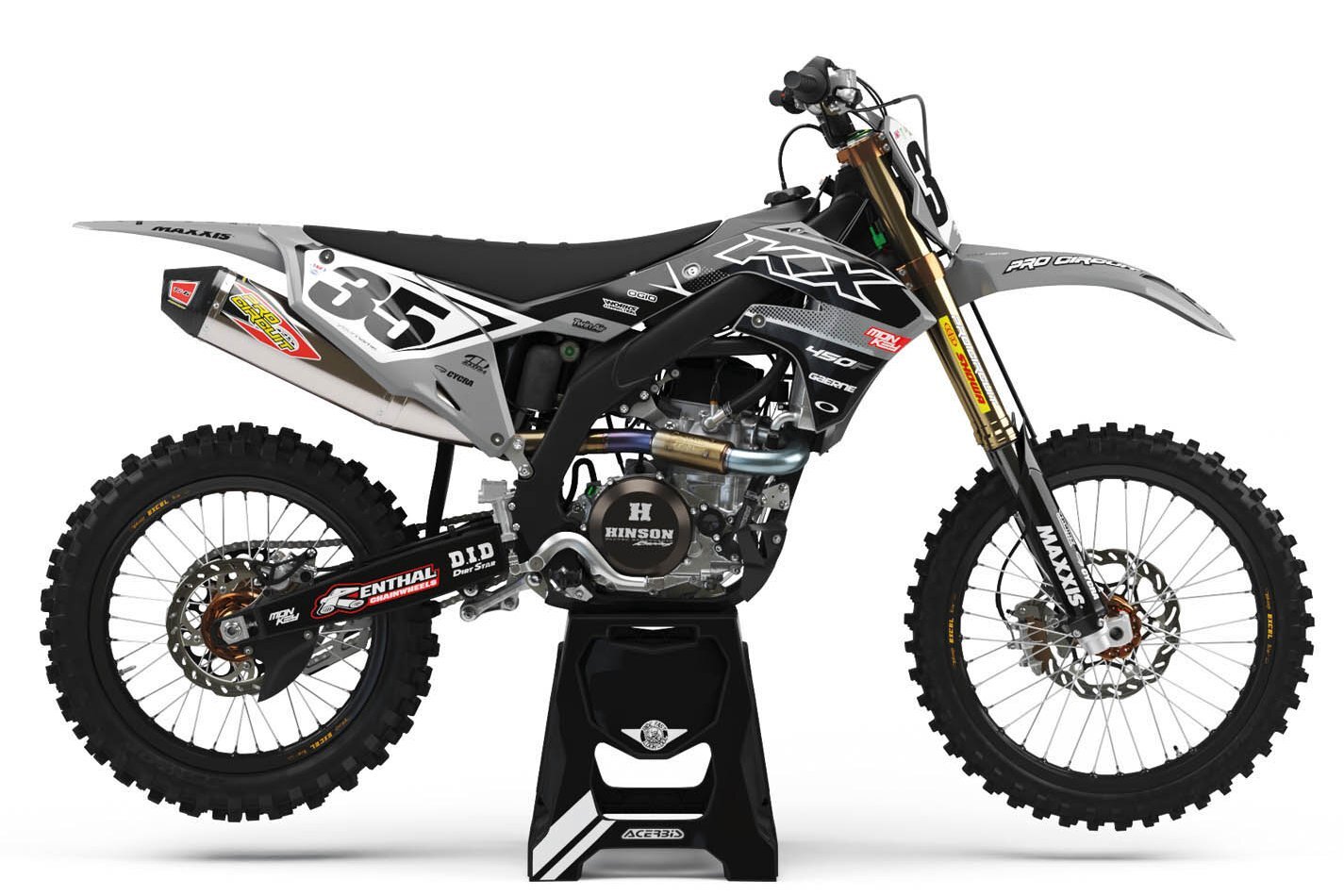 Dekor Factory Luma Grey Limited Edition passend für Kawasaki – Bild 1