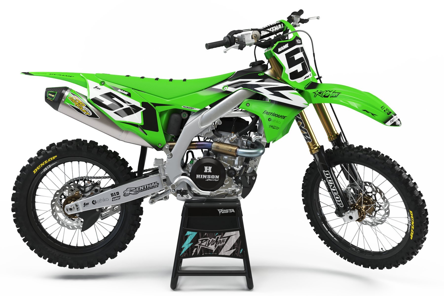 Dekor Factory Shift Green Limited Edition passend für Kawasaki – Bild 1