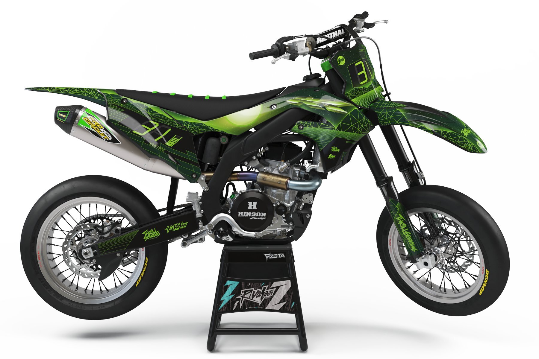Dekor Factory Solar Green Limited Edition passend für Kawasaki – Bild 1