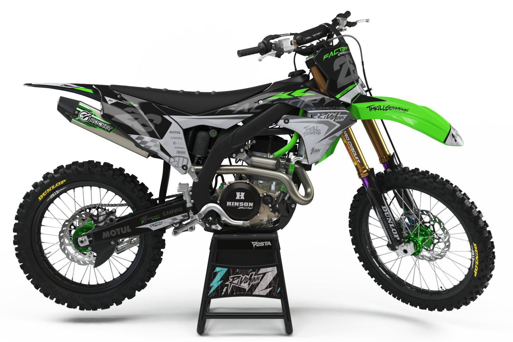 Dekor Factory Thrill Limited Edition passend für Kawasaki – Bild 1