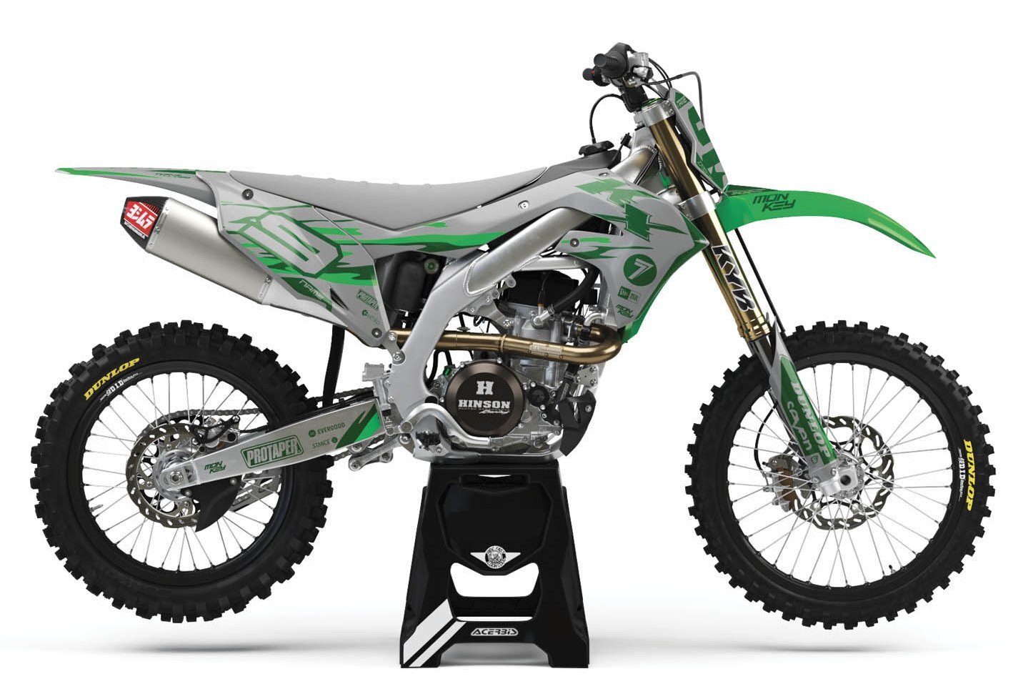 Dekor-Factory-Kawasaki-Wave-Grey-Limited-Edition-w Dekor Factory Wave Grey Limited Edition passend für Kawasaki – Bild 1