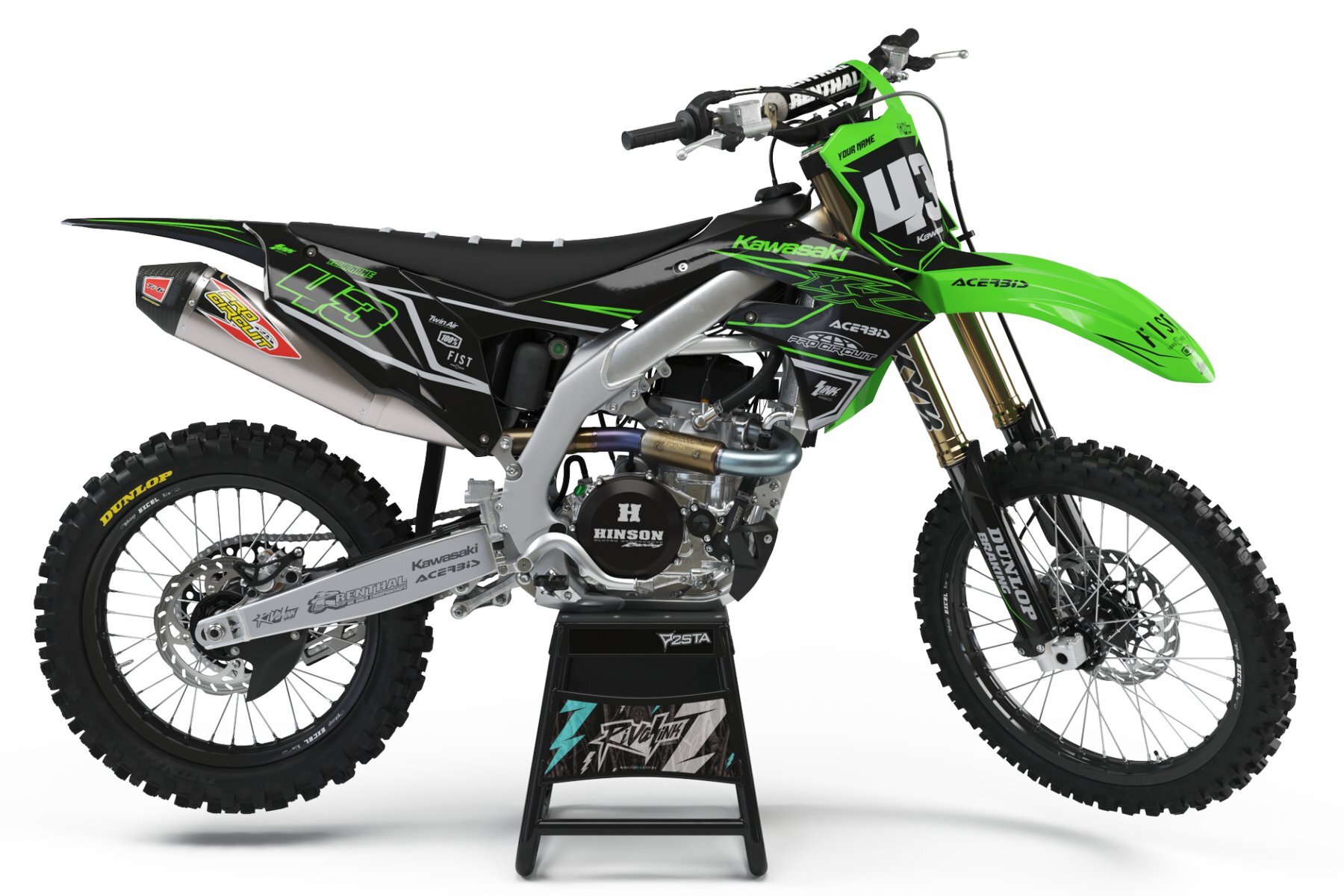 Dekor Factory Wise Limited Edition passend für Kawasaki – Bild 1
