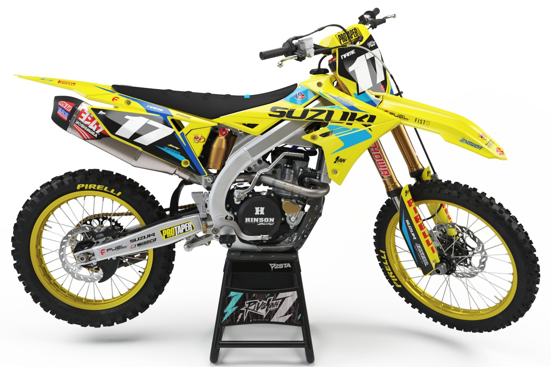 Dekor Factory Hemp Yellow Limited Edition passend für Suzuki – Bild 1