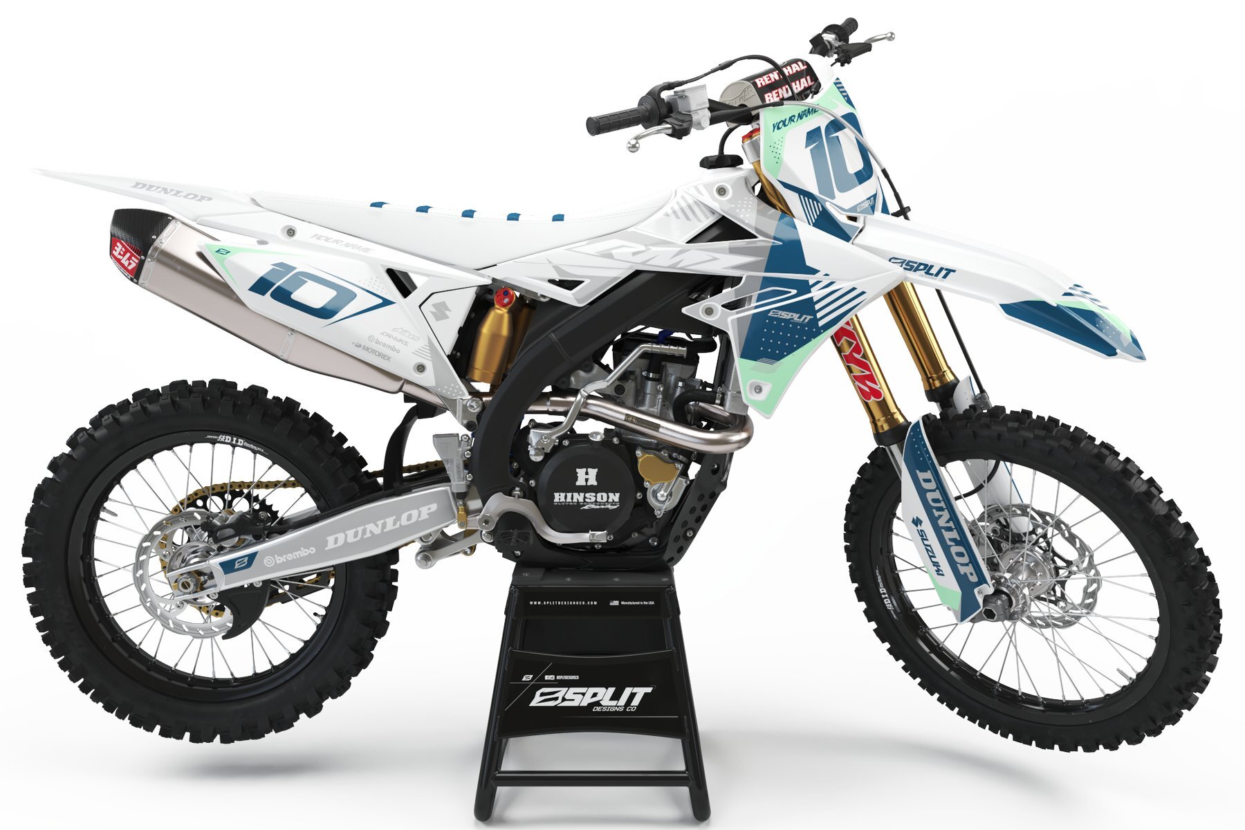 Dekor Factory Rocka White Limited Edition passend für Suzuki – Bild 1
