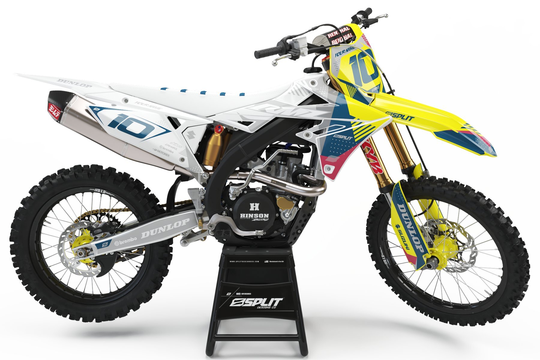 Dekor-Factory-Suzuki-Rocka-Yellow-Limited-Edition-w Dekor Factory Rocka Yellow Limited Edition passend für Suzuki – Bild 1